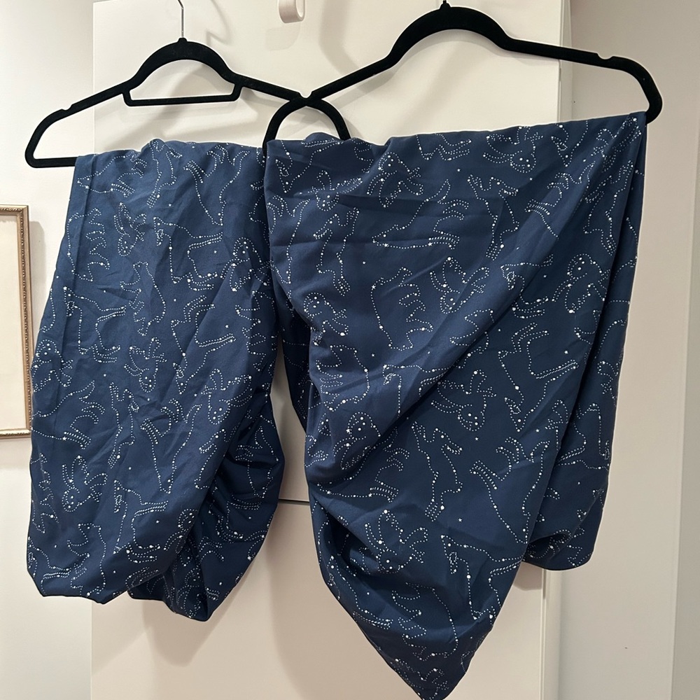 Set of 2 - Navy Star Constellation Crib Sheets